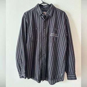 Harley-Davidson Men's Long Sleeve Button-Up Shirt Size Large